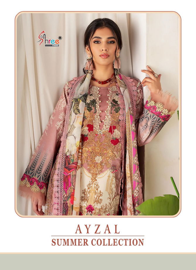 Ayzel Summer Collection Cotton Pakistani Suits Catalog